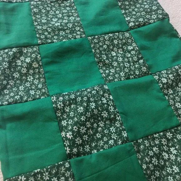 Handmade Forest Green Floral Tote Bag BRAND NEW - Picture 4 of 5